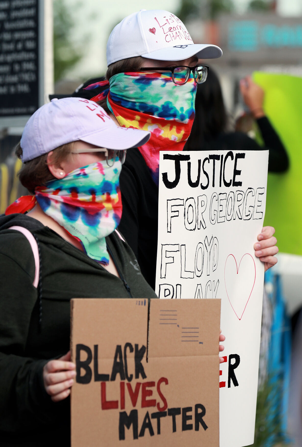 Tuesday night protests in Grand Island